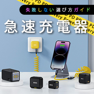 【失敗しない選び方】急速充電器ガイド