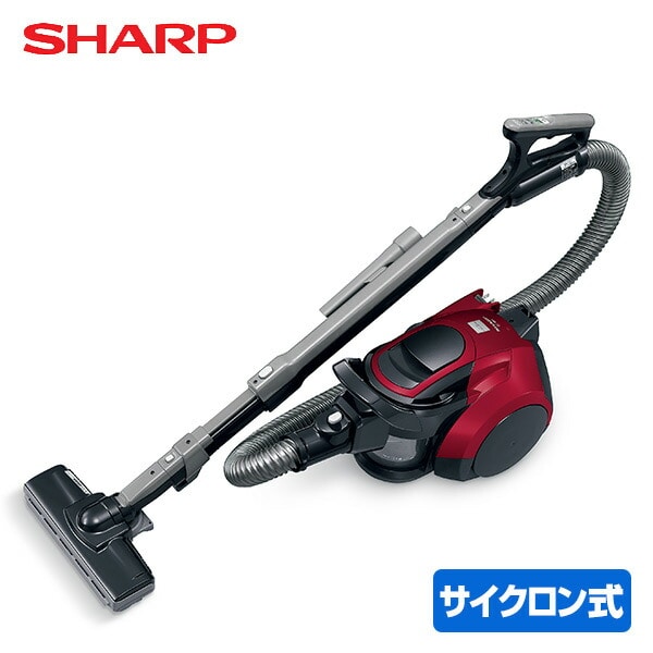 サイクロン掃除機 EC-VP1R レッド キャニスター SHARP