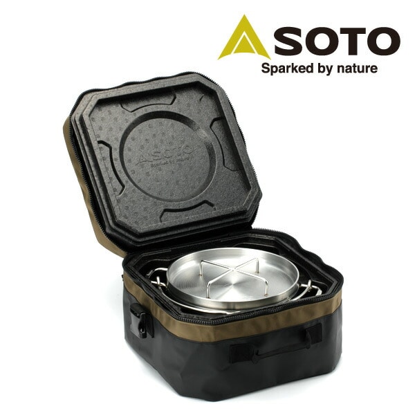 ソトSOTOエミールST-920ダッチオーブン保温保冷調理器リッドリフターセット - 8
