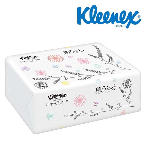 クリネックス ティッシュペーパー ローション肌うるる ソフトパック (240組) 日本製紙クレシア ※最低購入個数4個以上