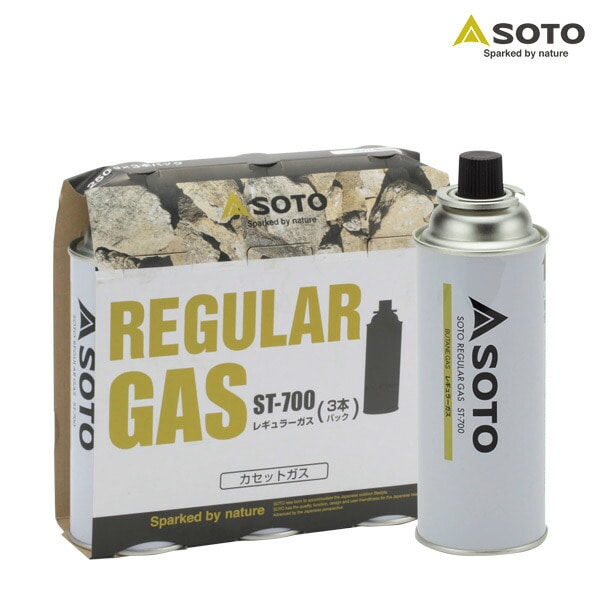 レギュラーガス ガスボンベ カセットガス (3本パック) ST-7001 SOTO ソト