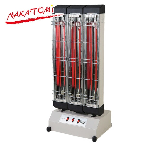 【代引不可】【法人・施設限定】 遠赤外線電気ヒーター IFH-30TP (50/60Hz兼用) 熱出力5.1kW (据付工事必要) ナカトミ NAKATOMI