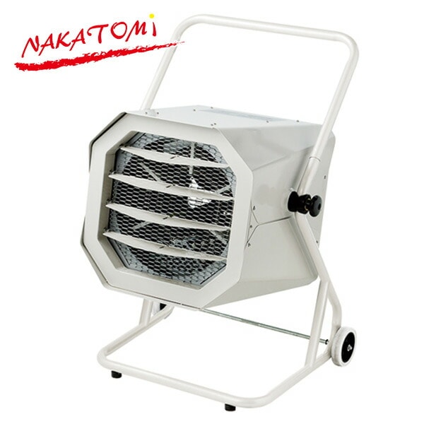 【代引不可】【法人・施設限定】 電気ファンヒーター TEH-100 (50/60Hz兼用) 熱出力10kW (据付工事必要) ナカトミ NAKATOMI