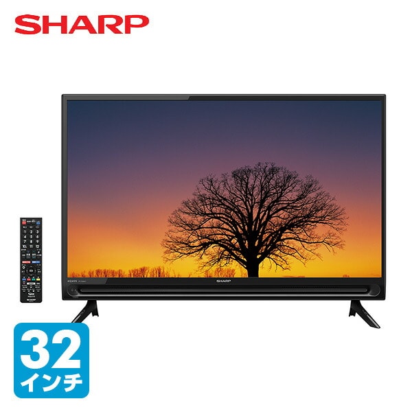 アクオス(AQUOS) 32V型 ハイビジョン液晶テレビ 外付けHDD対応 2画面機能(TV+外部入力)搭載 2T-C32AC1 シャープ SHARP