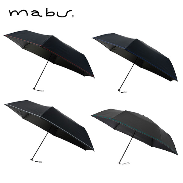 【10％オフクーポン対象】晴雨兼用 折りたたみ傘 6本骨傘 55cmヒートカットTi for MEN マブ mabu/SMV JAPAN