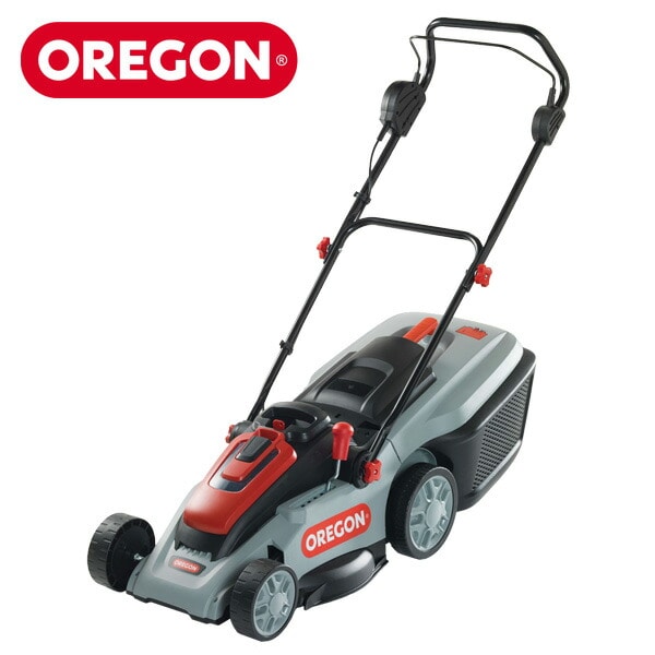 芝刈り機 充電式 電池付き 36V 刈幅400mm 刈高6段階調整 LM300-A7 オレゴン OREGON