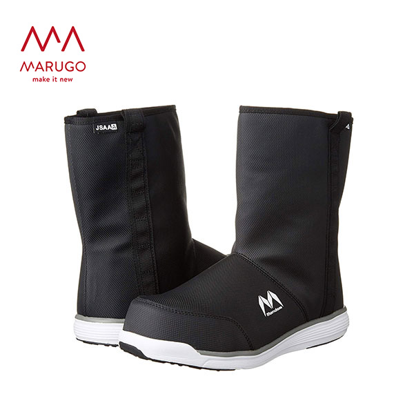 安全靴 マンダムセーフティーHIGH #370 MNDM370 09 ブラック/ホワイト 丸五 マルゴ