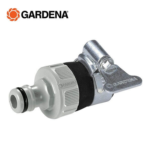丸形水栓コネクター(外径14-17 mmのネジ山のない蛇口用)2908-20 901024401ガルデナ GARDENA