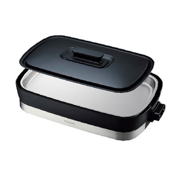 新品未使用　ピーコック ステンレス ホットプレート WDV-10S(B) 販売終了】ステンレスホットプレート WDV-10S(B) ブラック ピーコック
