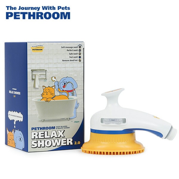 【10％オフクーポン対象】ペット用 シャワーヘッド リラックスシャワー PPEJP72011 ペスルーム Pethroom