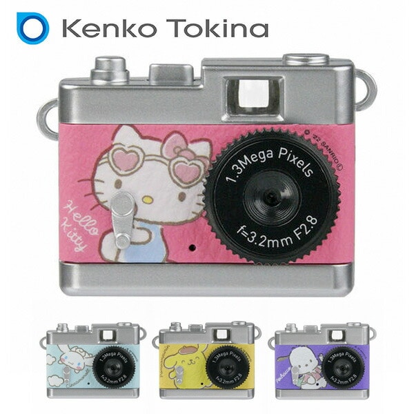 【10％オフクーポン対象】トイカメラ クラシックカメラ 超小型 動画 USB充電 サンリオキャラクターデザイン DSC-PIENI KT/CN/PN/PC ケンコー KENKO
