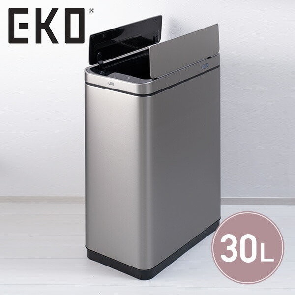 センサー式開閉 EKO ゴミ箱 30L エックスウィング センサービン EK9387RMMT-30L EKO JAPAN