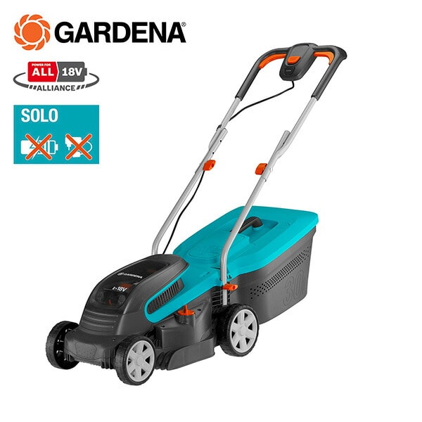 【10％オフクーポン対象】手押し芝刈り機 PowerMax 充電式 14621-56 ガルデナ GARDENA