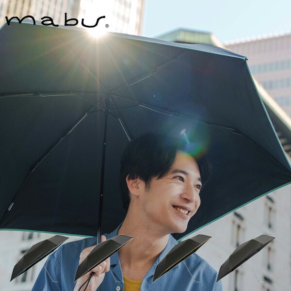 折りたたみ傘 日傘 晴雨兼用 シャイニーチタンミニ マブ mabu/SMV JAPAN
