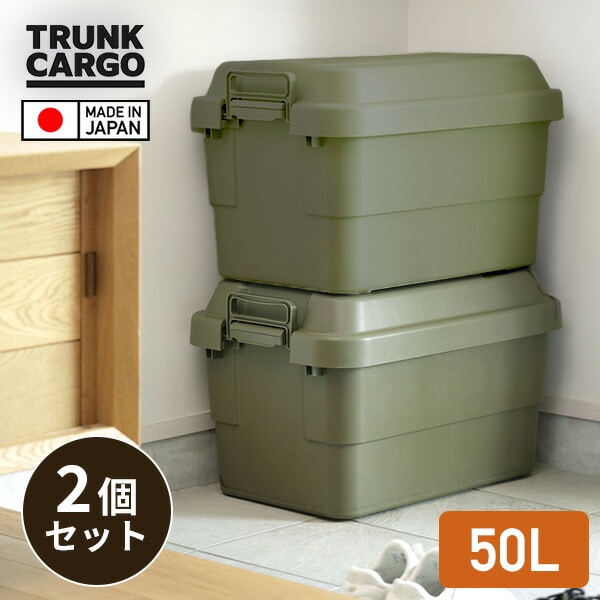 トランクカーゴ 座れる 収納ボックス 2個セット TC-50*2 リス RISU