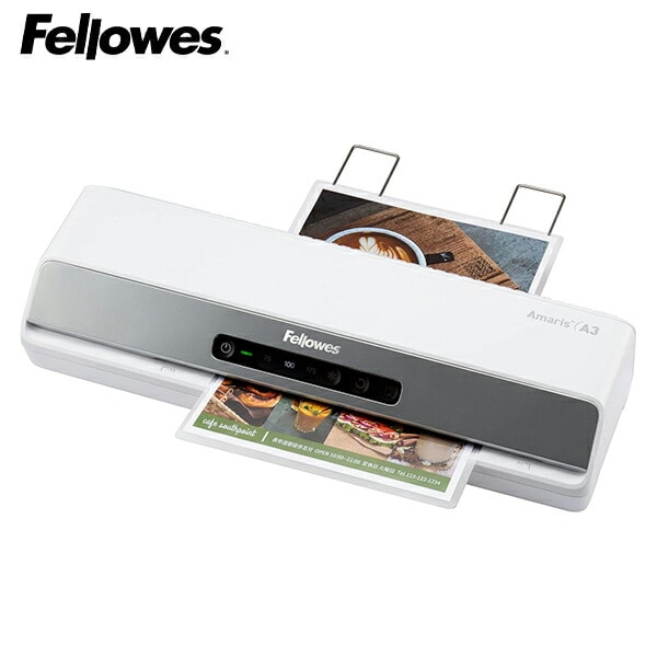 ラミネーター 6本ローラー Amaris A3 FE-8058401 ホワイト フェローズ Fellowes