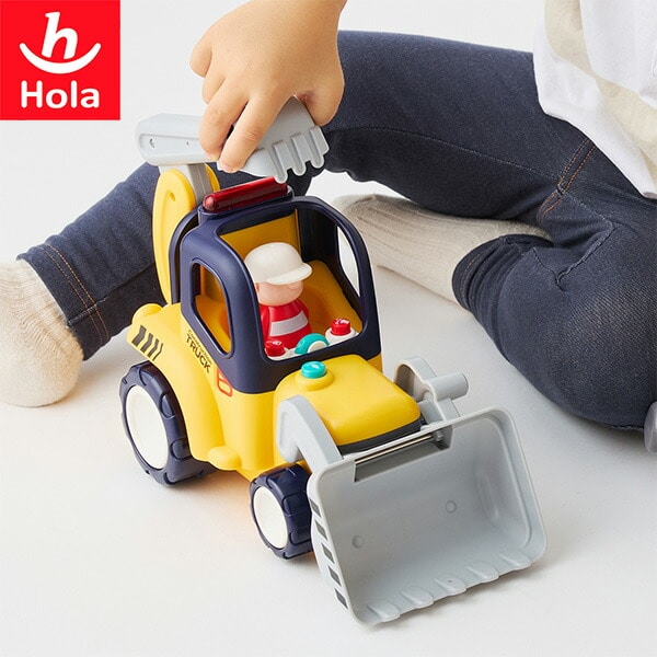 音がいっぱい!はじめてのリモコンショベルカー(対象18ヶ月から) TYHOL9988 オラトイズ Hola Toys