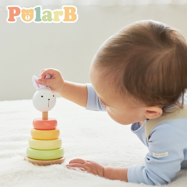 バニーシリーズ ゆらゆらスタッカー(対象年齢12ヶ月から) TYPR44289 ポーラービー Polar B