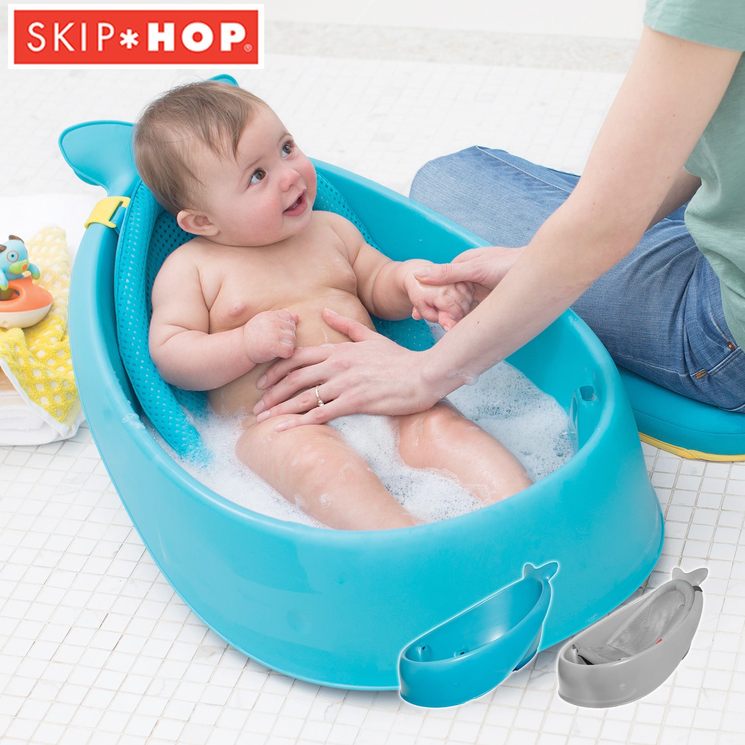 ベビーバス ホエールバスタブ 3WAY BCSH235465/BCSH235060 スキップホップ SKIP HOP