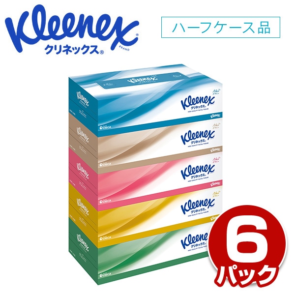 クリネックス ティッシュペーパー 360枚(180組)5箱×6パック(30箱