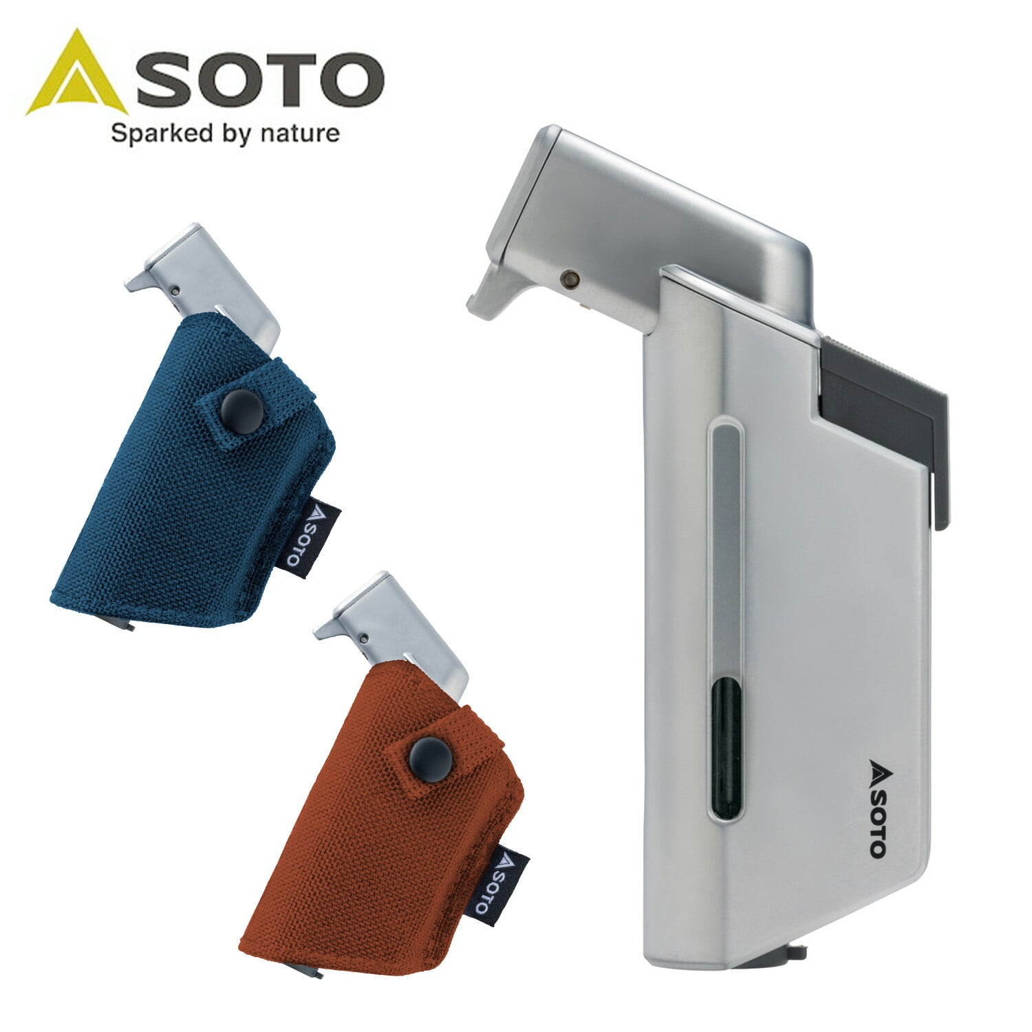 ガスバーナー マイクロトーチEDGE 強力耐風 ホルスターセット ST-489CSNV/ST-489CSTC SOTO ソト