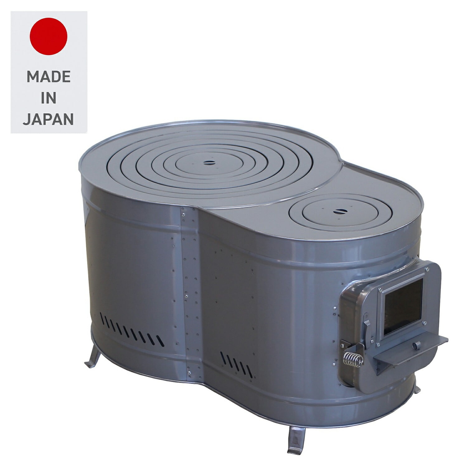 薪ストーブ 時計型 特大サイズ 二次燃焼機能付き 日本製 AF-76 ホンマ製作所 HONMA