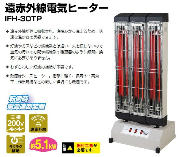 三相200v ヒーターです - 冷暖房/空調