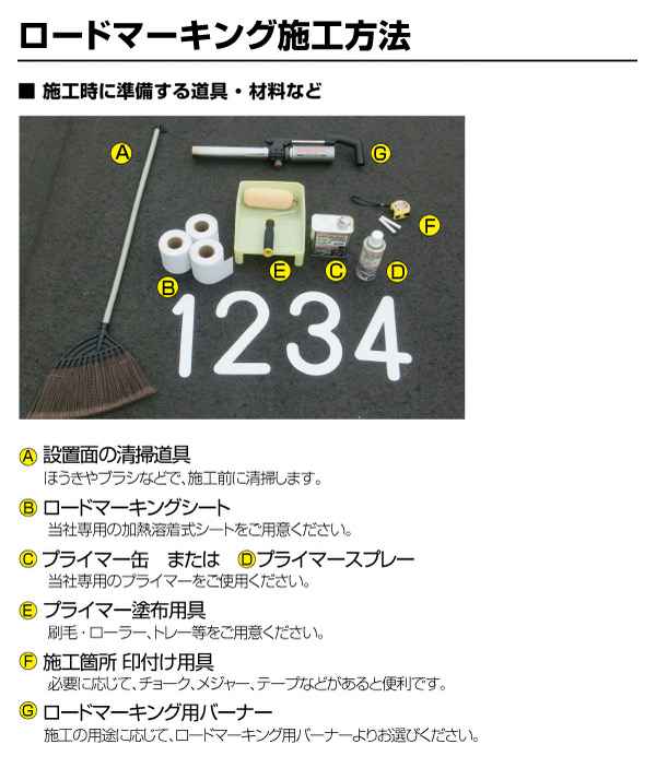 ロードマーキング ナンバーS 8 RM-108 新富士バーナー