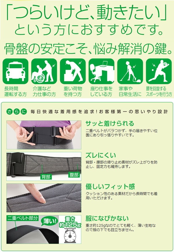 腰部骨盤ベルト サイズM-L/LL C3JKB41109 ブラック ミズノ MIZUNO