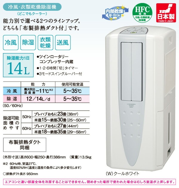 超歓迎された CORONA コロナ 冷風 衣類乾燥除湿機 クールホワイト CDM