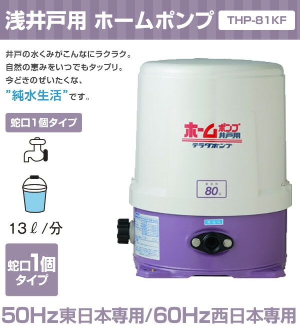 賜物 浅井戸用ホームポンプTHP-250KF 50Hz
