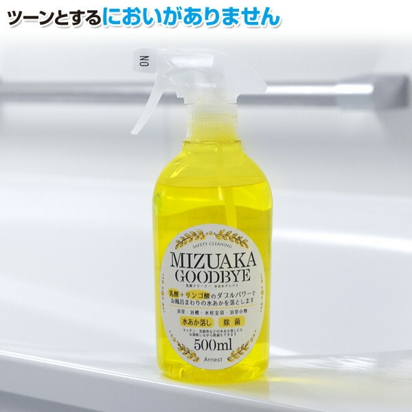 日本製 乳酸クリーナー 水あかグッバイ (500ml×2本セット) A-76860*2 アーネスト