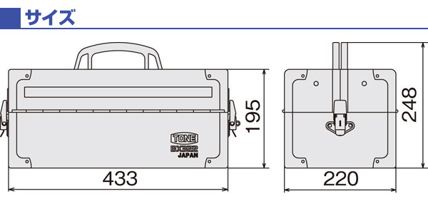 ツールセット 差込角12.7mm 内容46点 TSS460/TSS460SV/TSS460BK TONE トネ