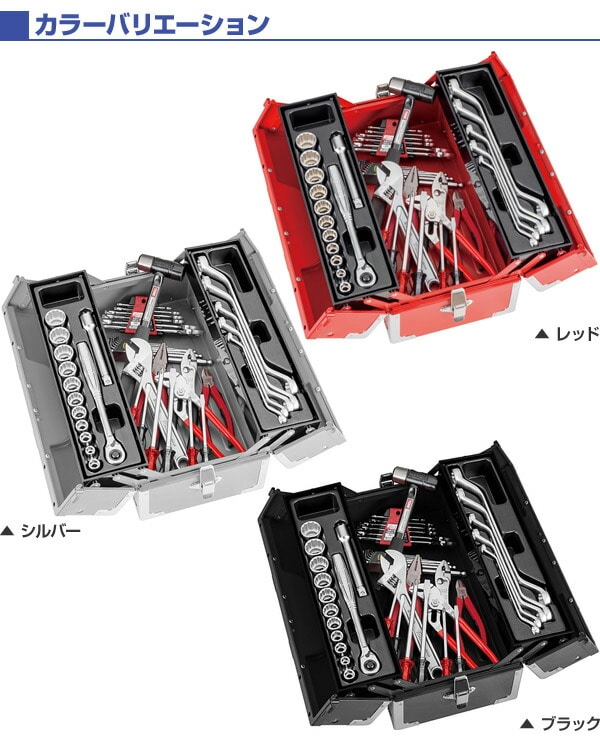 ツールセット 差込角12.7mm 内容46点 TSS460/TSS460SV/TSS460BK TONE トネ