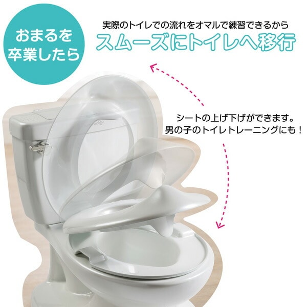 【10％オフクーポン対象】マイサイズポッティ 洋式トイレ型おまる 5450009001/5450010001 日本育児