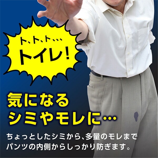 ポイズ 男性用 メンズパッド 安心の中量用(吸収量120cc) 16枚×12(192枚) 日本製紙クレシア