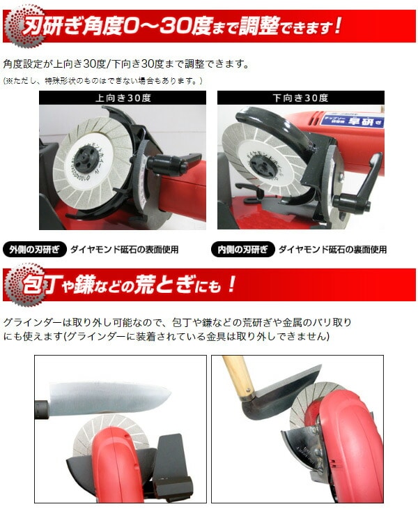 早研ぎ 金属用チップソー研磨機 (金属/木工/草刈用チップソー研磨機) N 