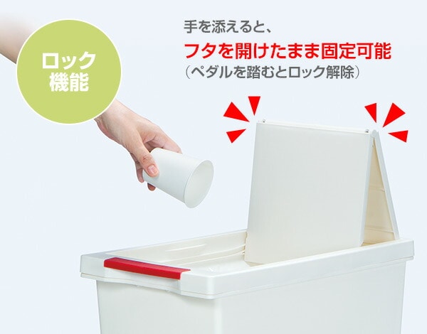 スライドペダルペール 45L ごみ箱 ふた付き 日本製 平和工業【10％オフクーポン対象】