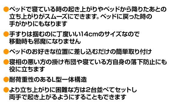 【10％オフクーポン対象】立ち上がりアシスト手すり つかまり君 A-76925 アーネスト