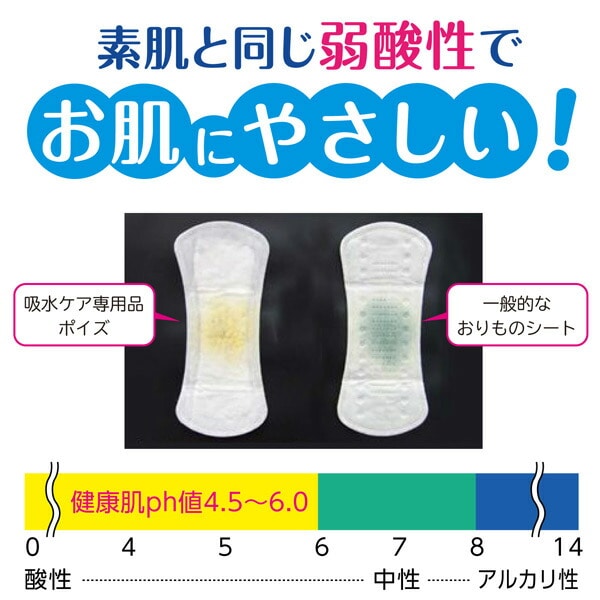 【10％オフクーポン対象】ポイズ さらさら素肌吸水ナプキン 少量用(吸収量目安20cc) 26枚×18(468枚) 日本製紙クレシア