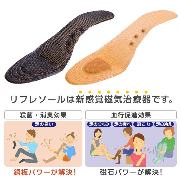 リフレソール メンズ3層 インソール 101-M3B/102-M3S シーアンドケイ