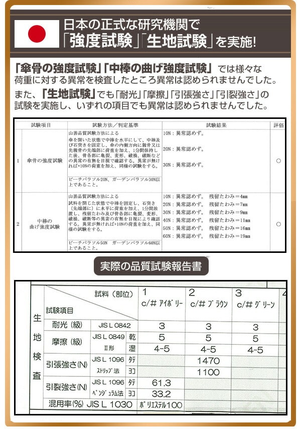 ガーデンパラソル 木製パラソル (直径270cm) 全3色 NMP-27 山善 YAMAZEN ガーデンマスター