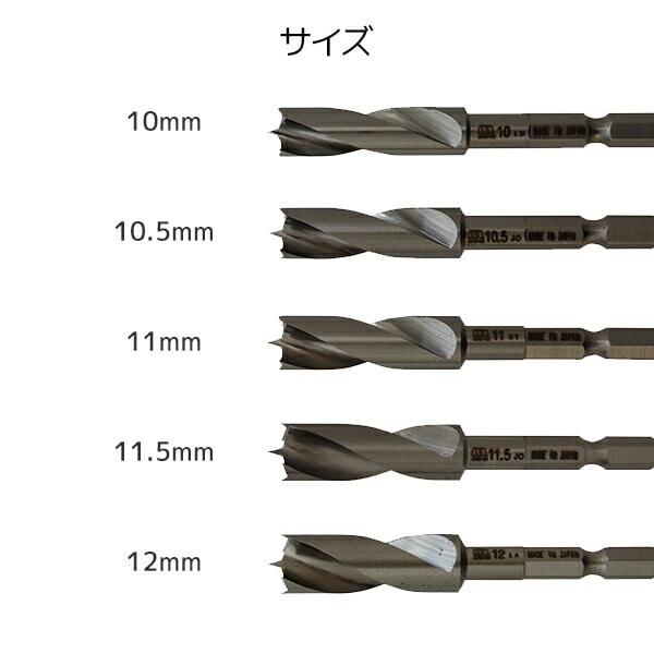 【10％オフクーポン対象】竹用ドリル 10-12mm 601-100/601-105/601-110/601-115/601-120 スターエム