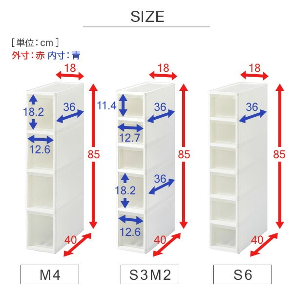 ポリプロピレン ストッカー LI-M4/S3M2/S6 クリア JEJアステージ【10％オフクーポン対象】