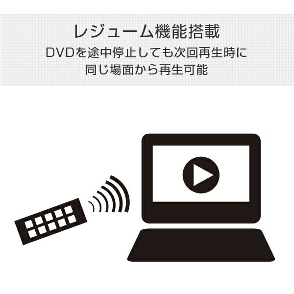 ポータブルDVDプレーヤー 15.6インチ 大画面 CDリッピング機能 TPD-L156 ブラック 山善 YAMAZEN キュリオム Qriom