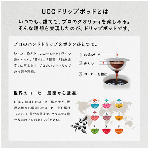 【10％オフクーポン対象】UCC DRIP POD ドリップポッド カプセル アールグレイ紅茶 12個入×6箱セット(72個) DPAT002*6 72杯分 UCC 上島珈琲