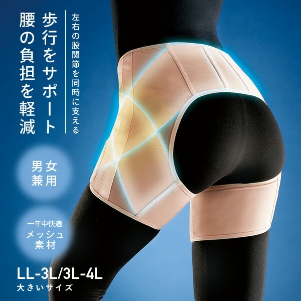 勝野式 楽歩人バランスサポーター 男女兼用 (LL-3L/3L-4L) メイダイ