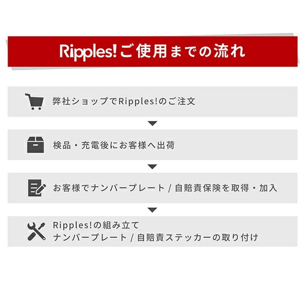 【代引不可】自転車型 電動スクーター Ripples! リップルズ RS-EV14 長谷川工業 HASEGAWA