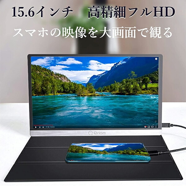 15.6インチ モバイルディスプレイ 1080P 日本設計 Type-C/HDMI-mini 