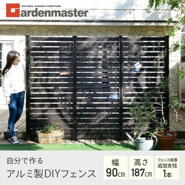 販売終了】アルミフェンス (幅90 高さ187cm) フェンス拡張セット
